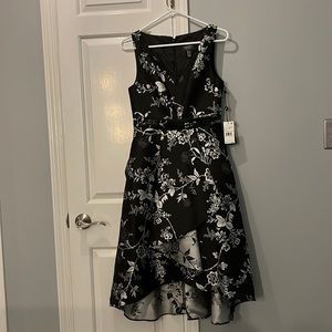 Brand new Adrianna Papell dress. US size 4, black and silver